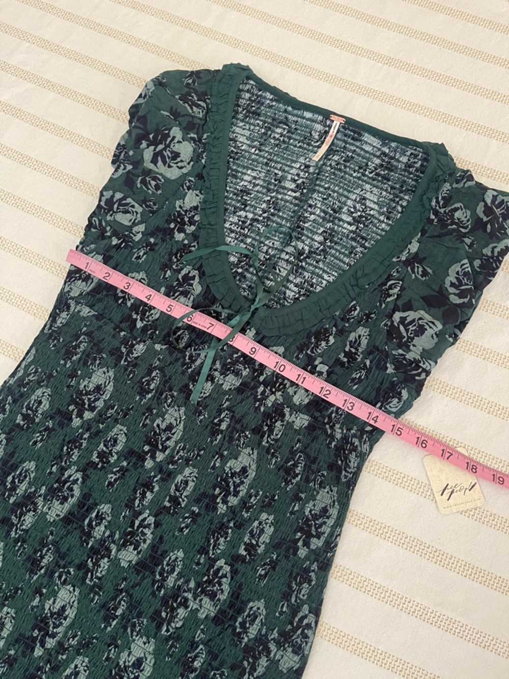 Free People McKenna Floral Smocked Dress -NWT - Picture 8 of 12